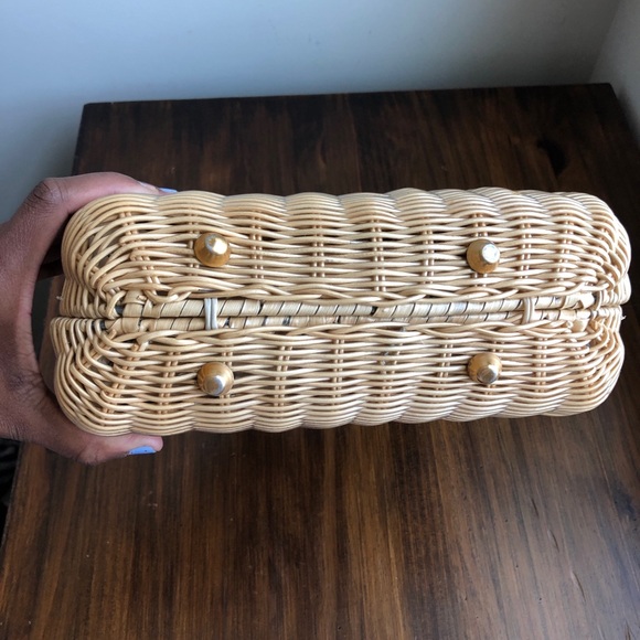 VTG RATTAN BAG - Picture 4 of 5